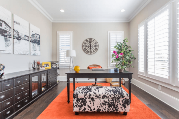 Фото из портфолио Современные идеи для домашнего офиса – фотографии дизайна интерьеров на INMYROOM