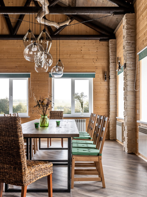 Фотография: Кухня и столовая в стиле Прованс и Кантри, Дом, Проект недели, Дача, Дом и дача, 4 и больше, Более 90 метров, Самарская область, Ольга Бикбова – фото на INMYROOM