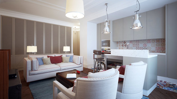 Фото из портфолио Квартира Skandi Klubb – фотографии дизайна интерьеров на INMYROOM