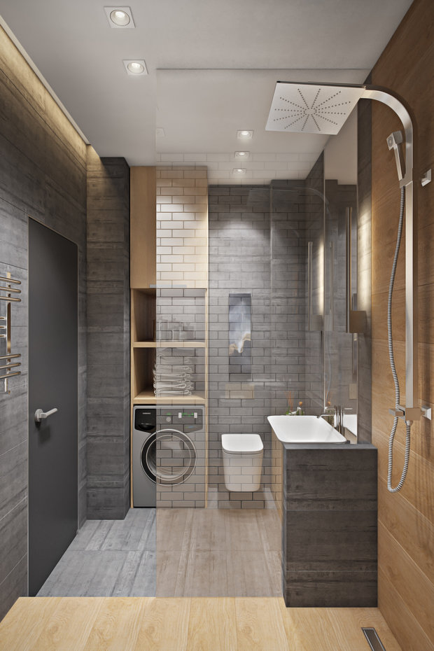 Фото из портфолио Квартира для молодой семьи в стиле лофт – фотографии дизайна интерьеров на INMYROOM