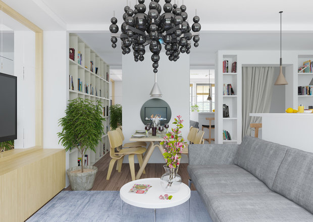 Фотография: Гостиная в стиле Современный, Эко,  – фото на INMYROOM