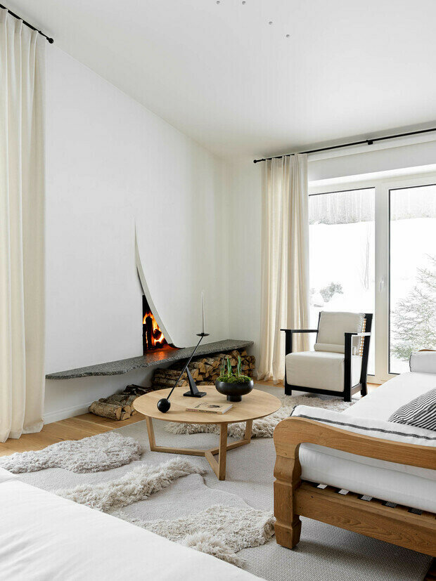 Фотография: Гостиная в стиле Скандинавский, Прованс и Кантри, Дом, Проект недели, Дача, Дом и дача, 4 и больше, Более 90 метров, Анастасия Рыкова, S-Style, Калуга – фото на INMYROOM