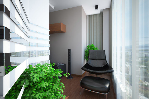 Фото из портфолио Квартира с террасой для отдыха – фотографии дизайна интерьеров на INMYROOM