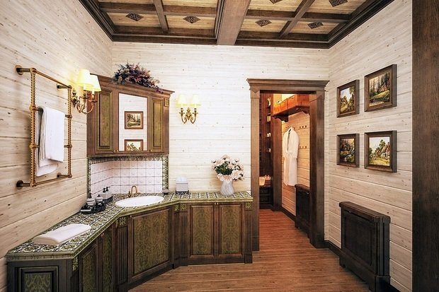 Фото из портфолио Балашиха. Деревянный дом. – фотографии дизайна интерьеров на INMYROOM