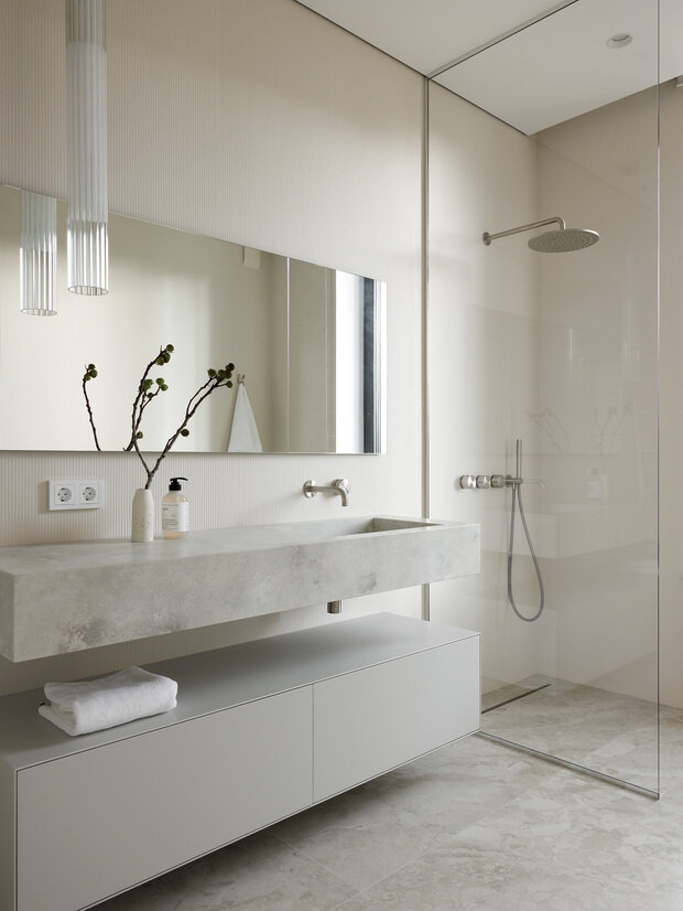 Фотография: Ванная в стиле Современный, Минимализм, Бохо, Дом, Проект дня, Санкт-Петербург, Дом и дача, Ленинградская область, 4 и больше, Более 90 метров, Юлия Скачкова – фото на INMYROOM