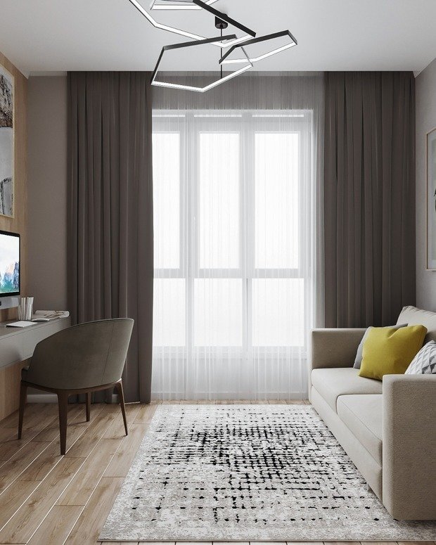 Фото из портфолио Квартира 60 кв.м – фотографии дизайна интерьеров на INMYROOM