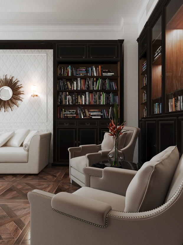 Фото из портфолио Вольная классика – фотографии дизайна интерьеров на INMYROOM