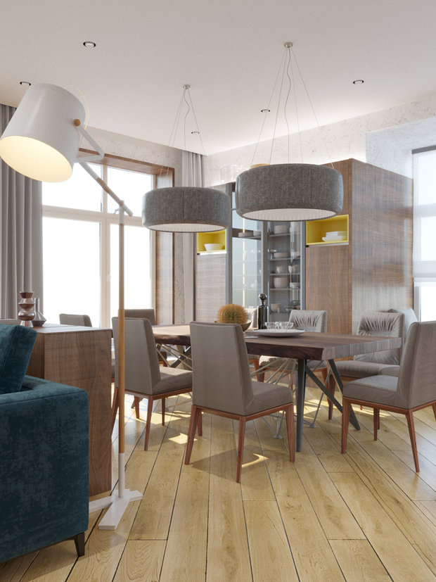 Фото из портфолио Дом в Лапино 1-ый, 2-ой этаж, Москва – фотографии дизайна интерьеров на INMYROOM