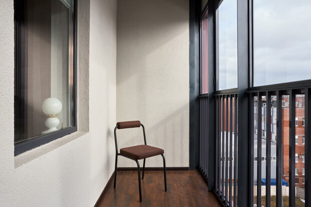 Фотография: Балкон в стиле Современный, Эклектика, Малогабаритная квартира, Квартира, Студия, Проект дня, до 40 метров, Нина Симонова, Санкт-Петербруг – фото на INMYROOM
