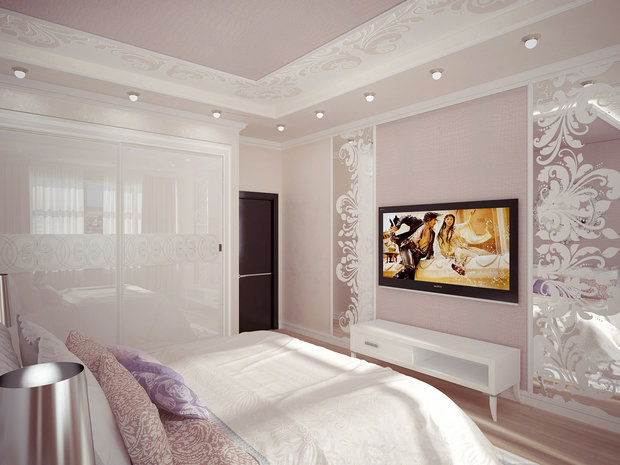 Фото из портфолио Спальня Нежность – фотографии дизайна интерьеров на INMYROOM