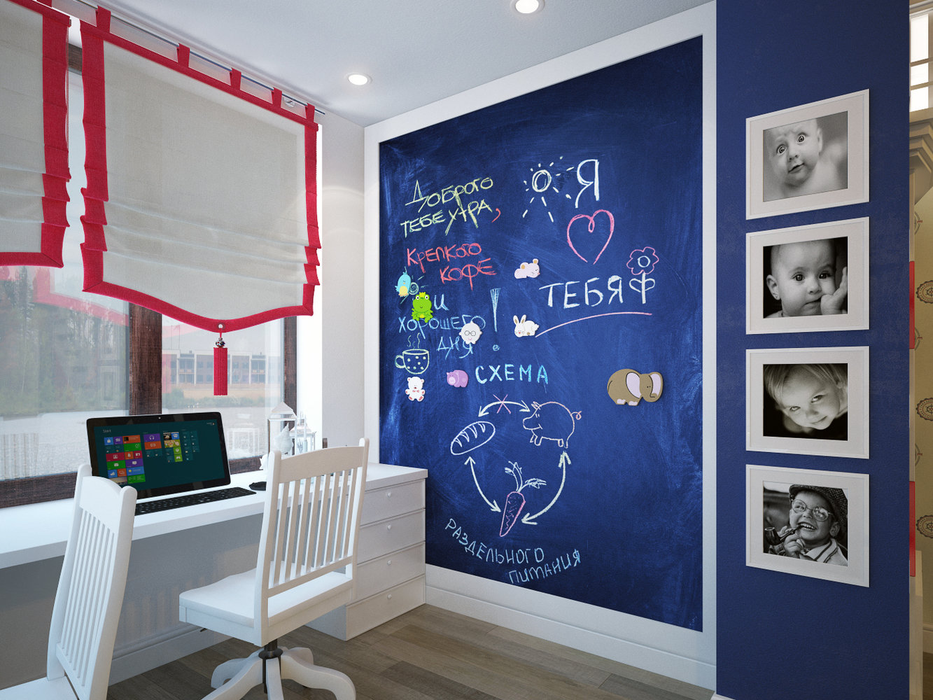 Фото из портфолио Квартира в американском стиле с голубыми кессонами – фотографии дизайна интерьеров на INMYROOM Фото из портфолио Квартира в американском стиле с голубыми кессонами – фотографии дизайна интерьеров на INMYROOM