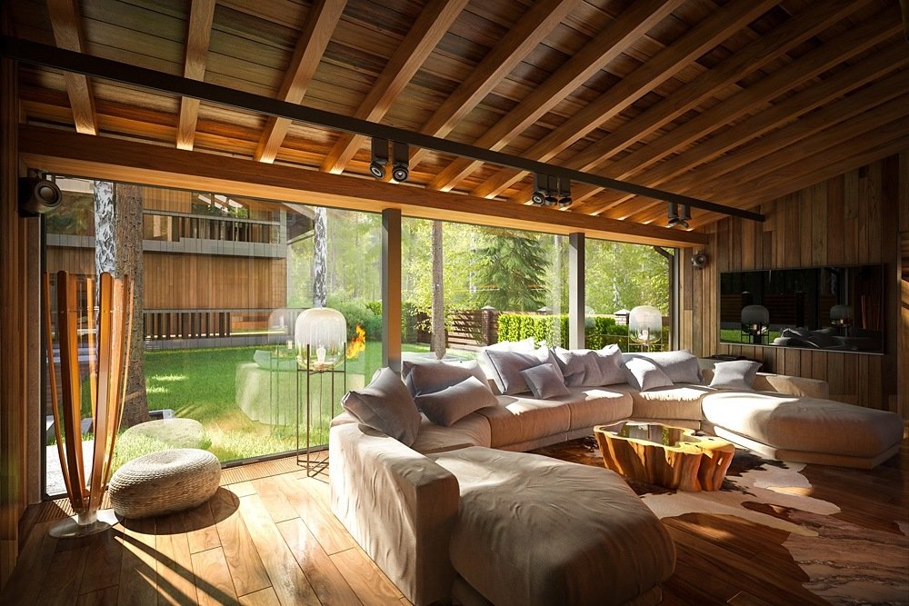 Фото из портфолио Современный экодом в Жуковке. – фотографии дизайна интерьеров на INMYROOM Фото из портфолио Современный экодом в Жуковке. – фотографии дизайна интерьеров на INMYROOM