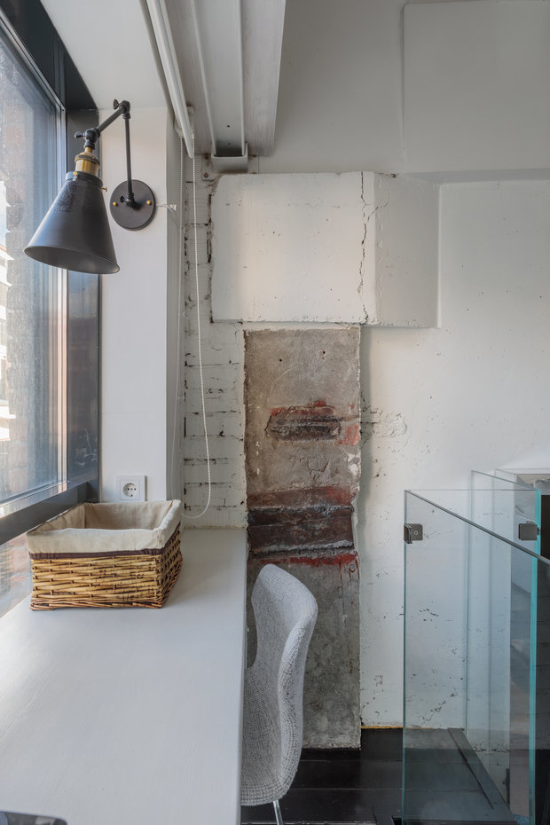 Фотография: Кабинет в стиле Лофт, Квартира, Проект недели, Москва, 3 комнаты, 60-90 метров, Мария Полянская – фото на INMYROOM