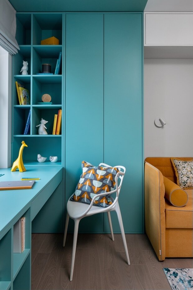 Фотография: Детская в стиле Современный, Квартира, Проект недели, Минск, 3 комнаты, 60-90 метров, Ксения Мицкевич – фото на INMYROOM