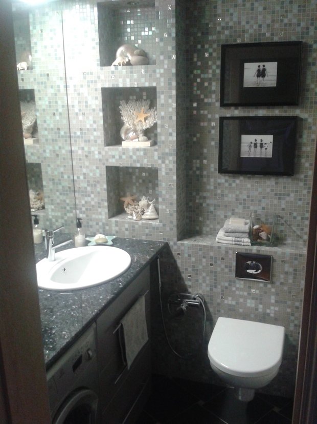 Фото из портфолио Декор туалетной комнаты. – фотографии дизайна интерьеров на INMYROOM