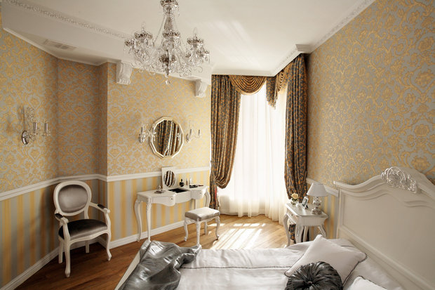 Фото из портфолио Классический интерьер трёхкомнатной квартиры 126 кв. м – фотографии дизайна интерьеров на INMYROOM