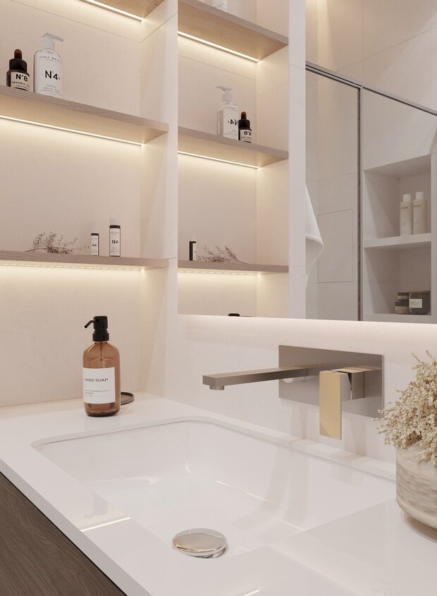 Фото из портфолио Квартира 79 м2 – фотографии дизайна интерьеров на INMYROOM