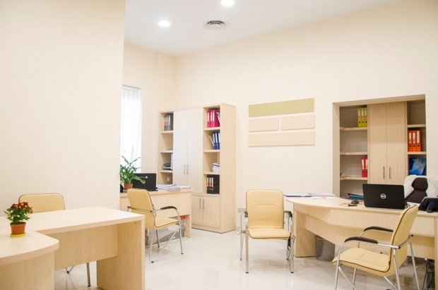 Фото из портфолио Готова 3-я очередь офиса компании – фотографии дизайна интерьеров на INMYROOM