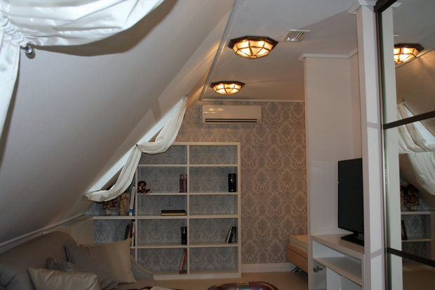 Фото из портфолио Мансарда в Новогорске – фотографии дизайна интерьеров на INMYROOM