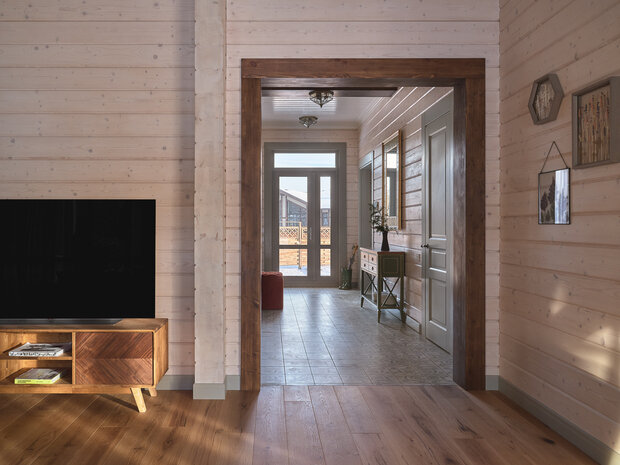 Фотография: Гостиная в стиле Прованс и Кантри, Эклектика, Дом, Проект недели, Дом и дача, Московская область, Ирина Васильева, 4 и больше, Более 90 метров, Александра Лепина, студия SVETLITSA – фото на INMYROOM