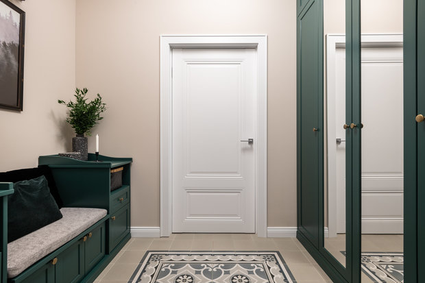 Фотография: Прихожая в стиле Прованс и Кантри, Классический, Дом, Проект недели, Нахабино, 4 и больше, Более 90 метров, Вера Шеверденок, Roomba Interior – фото на INMYROOM