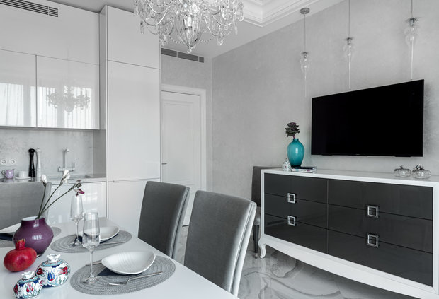 Фото из портфолио Неоклассический шик – фотографии дизайна интерьеров на INMYROOM