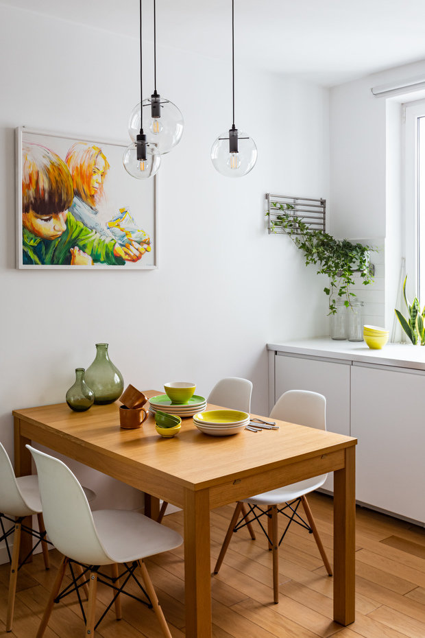 Фотография: Кухня и столовая в стиле Скандинавский, Современный, Квартира, Проект недели, Санкт-Петербург, 1 комната, 40-60 метров, Антон Бипиташ – фото на INMYROOM