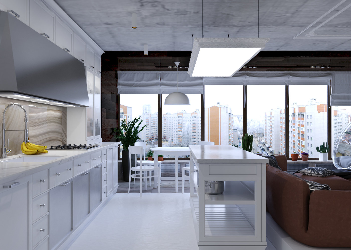 Фото из портфолио Минималистичная квартира с элементами лофта – фотографии дизайна интерьеров на INMYROOM Фото из портфолио Минималистичная квартира с элементами лофта – фотографии дизайна интерьеров на INMYROOM