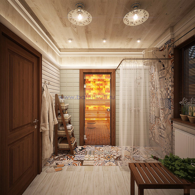 Фото из портфолио Дизайн бани в г. Тюмень – фотографии дизайна интерьеров на INMYROOM
