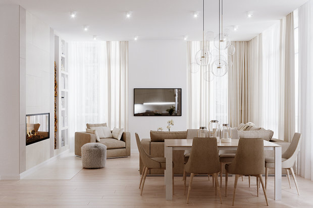 Фото из портфолио ИНТЕРЬЕР И ЭКСТЕРЬЕР ЧАСТНОГО ДОМА, 250 М² – фотографии дизайна интерьеров на INMYROOM