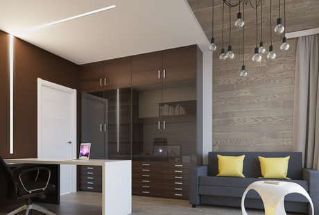 Кабинет. Квартира 131 м2, Центральный пр-т, Зеленоград