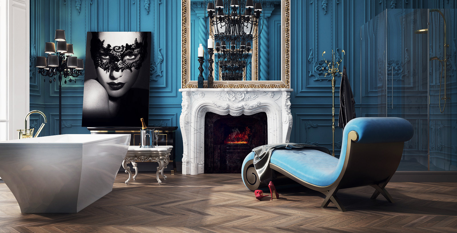 Фото из портфолио Чувственный барокко – фотографии дизайна интерьеров на INMYROOM Фото из портфолио Чувственный барокко – фотографии дизайна интерьеров на INMYROOM