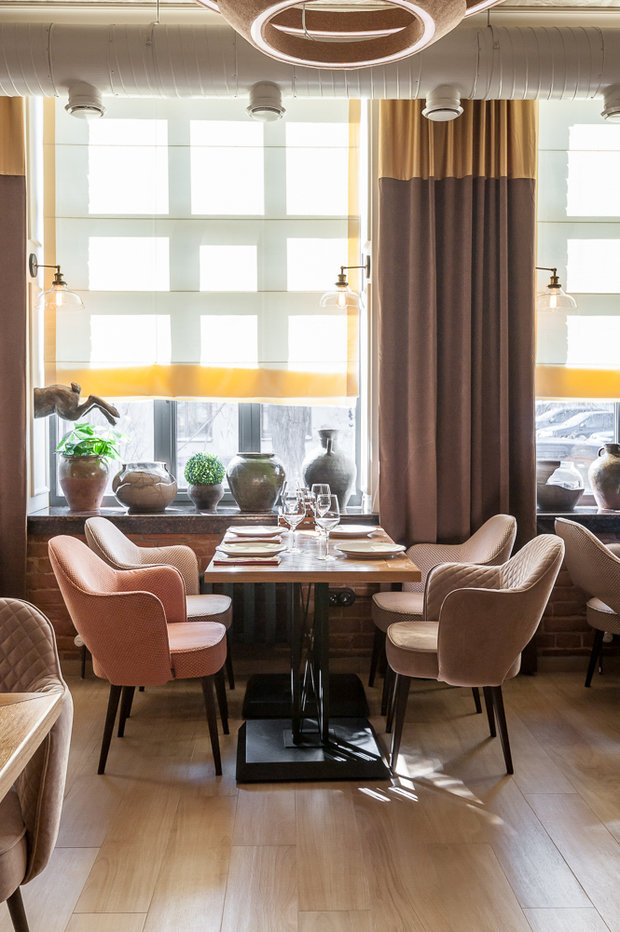 Фото из портфолио Дизайн интерьера ресторана «MEAT & WINE» – фотографии дизайна интерьеров на INMYROOM