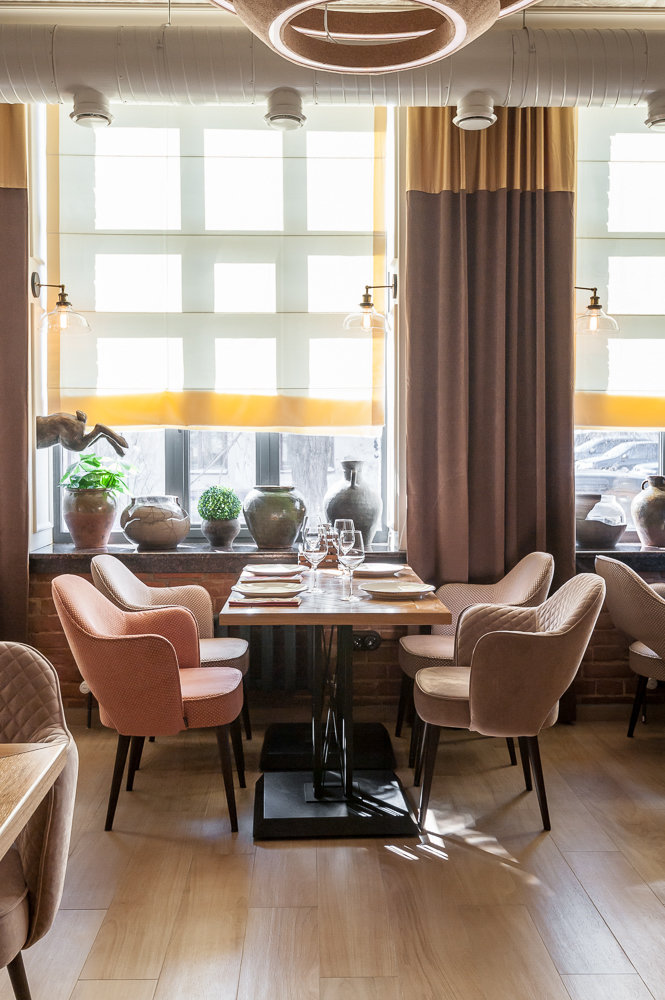 Фото из портфолио Дизайн интерьера ресторана «MEAT & WINE» – фотографии дизайна интерьеров на INMYROOM Фото из портфолио Дизайн интерьера ресторана «MEAT & WINE» – фотографии дизайна интерьеров на INMYROOM