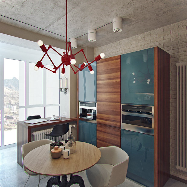 Фото из портфолио Проект небольшой квартиры для друга – фотографии дизайна интерьеров на INMYROOM