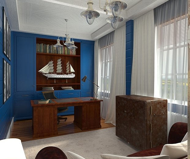 Фото из портфолио Загородный дом оформленный в стиле современной классики – фотографии дизайна интерьеров на INMYROOM