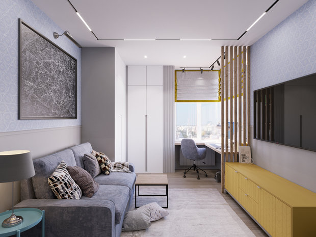 Фото из портфолио  Apartment «Summer garden»  – фотографии дизайна интерьеров на INMYROOM