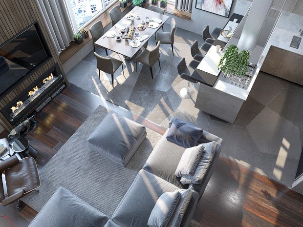 Фото из портфолио Резиденция Монэ – фотографии дизайна интерьеров на INMYROOM