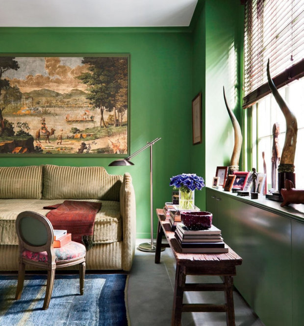 Фотография: Гостиная в стиле Эклектика, Цвет в интерьере, Советы, цветовая гамма интерьера, цветовые сочетания, Юлия Малышева, Сделано, зимний интерьер квартиры, советы профи – фото на INMYROOM