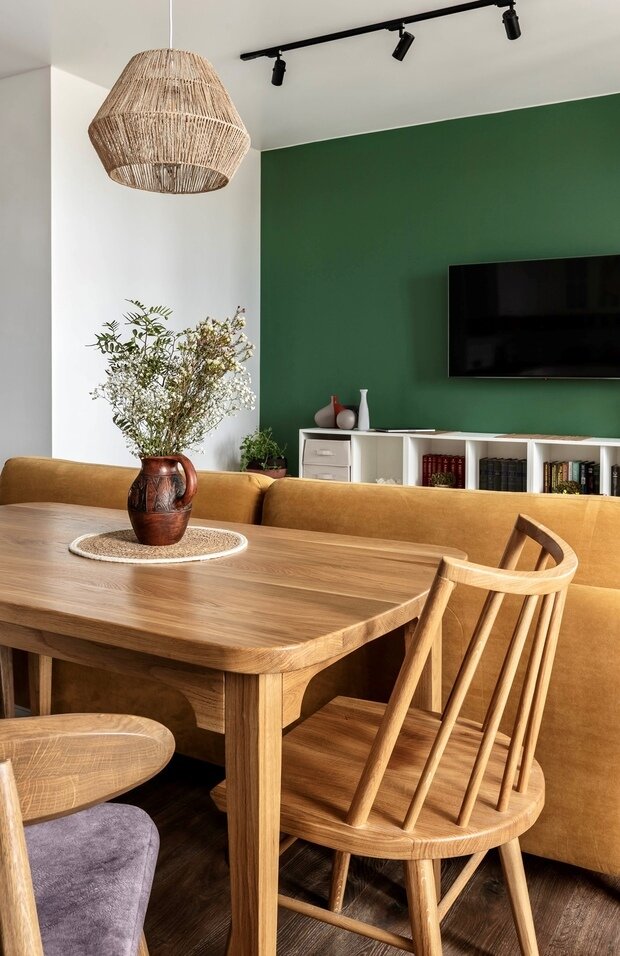 Фотография: Кухня и столовая в стиле Скандинавский, Современный, Квартира, Проект недели, Воронеж, 2 комнаты, 60-90 метров, Suningroom, Александра Мозговая – фото на INMYROOM