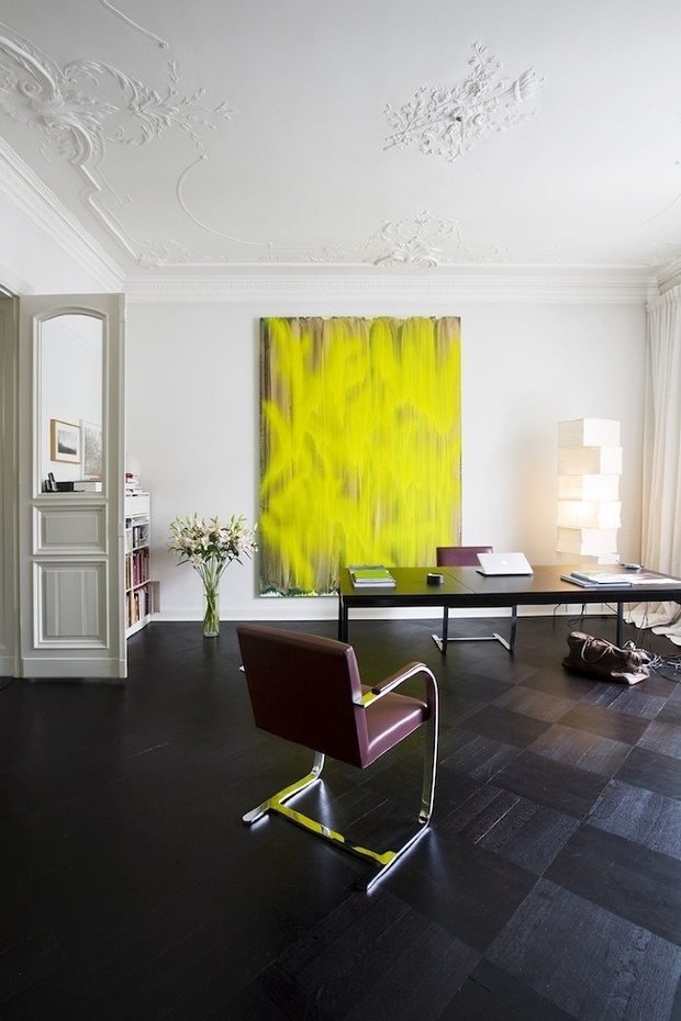 Фотография: Офис в стиле Классический, Современный, Эклектика, Декор интерьера, Дизайн интерьера, Цвет в интерьере, Желтый, Розовый, Оранжевый, Неон – фото на INMYROOM