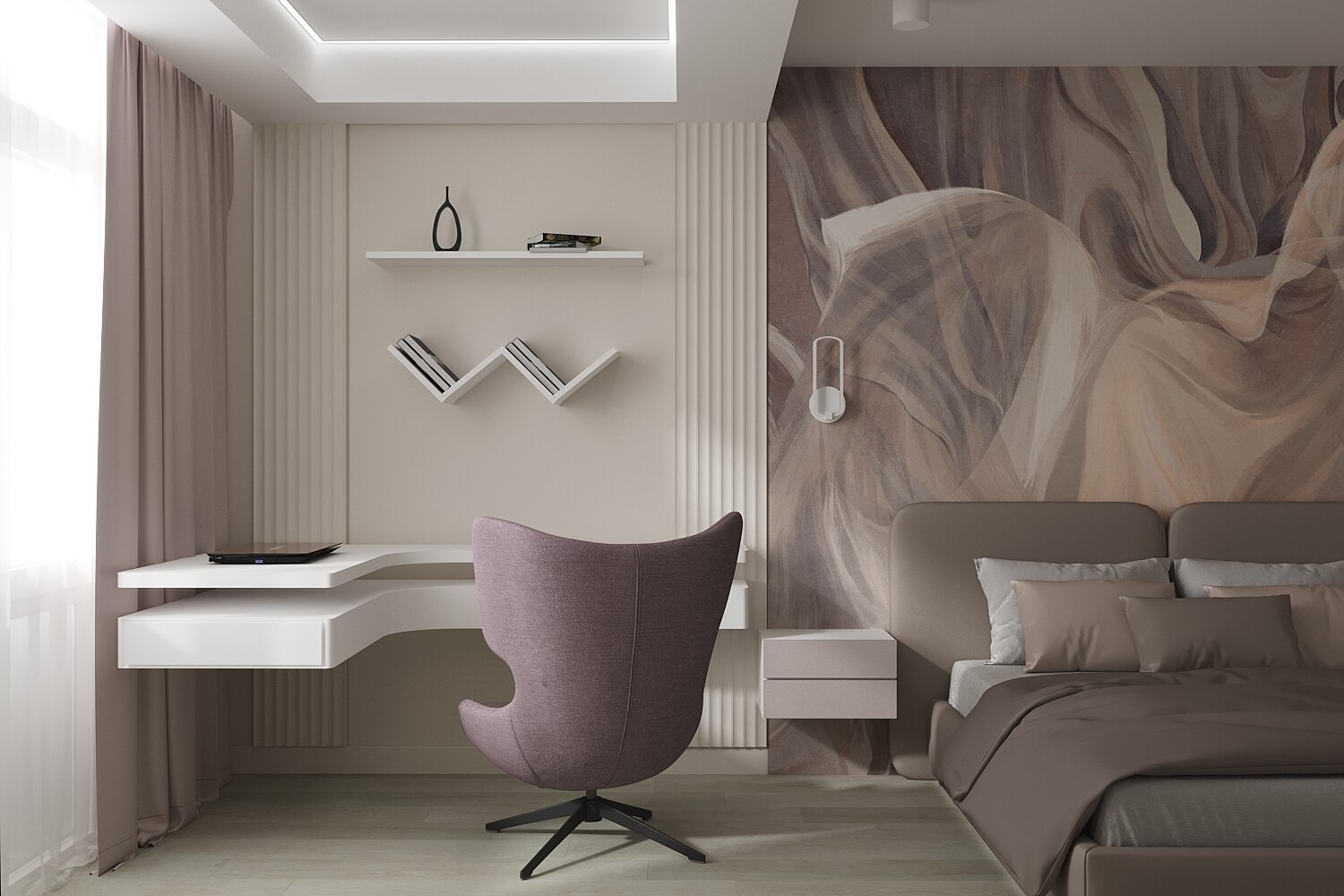 Фото из портфолио Интерьер трёхкомнатной квартиры в ЖК "Арт Квартал" – фотографии дизайна интерьеров на INMYROOM Фото из портфолио Интерьер трёхкомнатной квартиры в ЖК "Арт Квартал" – фотографии дизайна интерьеров на INMYROOM