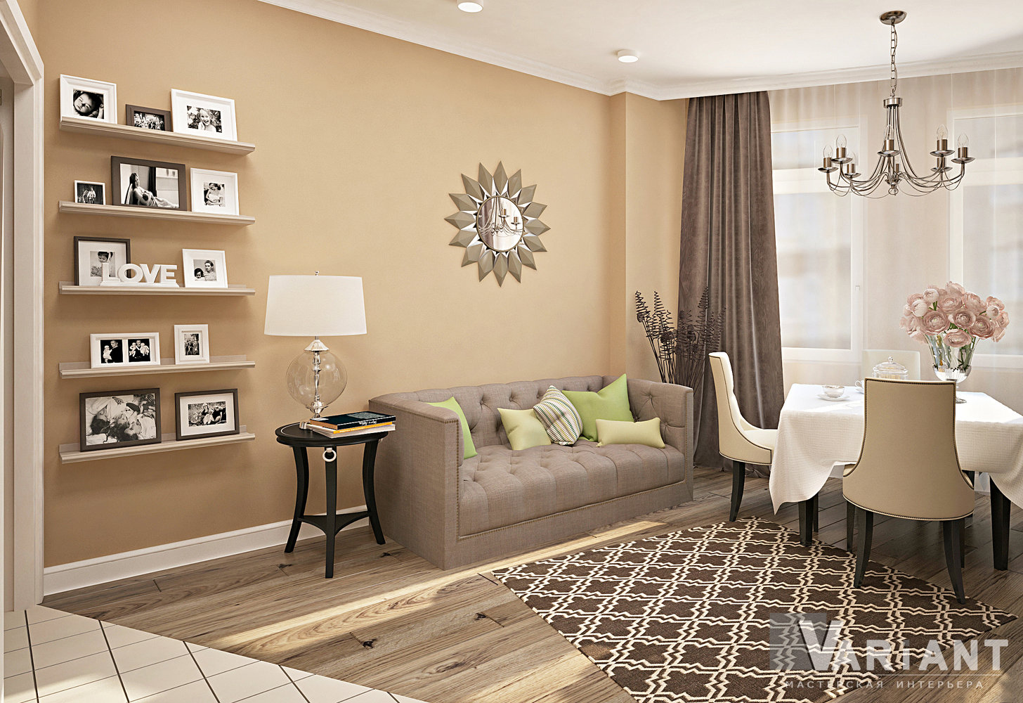 Фото из портфолио Дизайн квартиры по ул.Солдатский переулок (г.Москва) – фотографии дизайна интерьеров на INMYROOM Фото из портфолио Дизайн квартиры по ул.Солдатский переулок (г.Москва) – фотографии дизайна интерьеров на INMYROOM