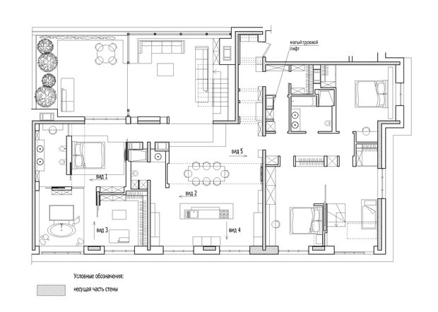 Фото из портфолио Пентхаус 480м2 в ЖК Смоленская 14 Санкт-Петербург – фотографии дизайна интерьеров на INMYROOM