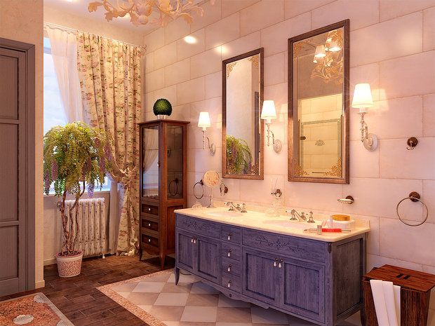 Фотография: Ванная в стиле Прованс и Кантри – фото на INMYROOM