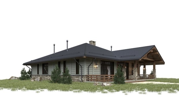 Фото из портфолио Home in the Woods дома – фотографии дизайна интерьеров на INMYROOM