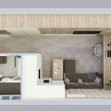 Фото из портфолио Студия 25 кв.м. ЖК "Лайм" – фотографии дизайна интерьеров на INMYROOM