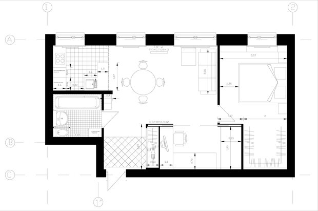 Фото из портфолио квартира в скандинавском стиле – фотографии дизайна интерьеров на INMYROOM