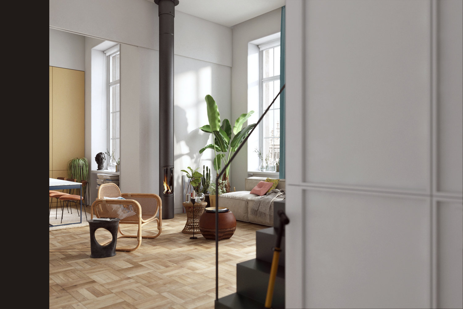 Фотография: Гостиная в стиле Эклектика, Современный, Квартира, Студия, Проект недели, Лондон, 1 комната, 40-60 метров, Полина Казакова – фото на INMYROOM Фотография: Гостиная в стиле Эклектика, Современный, Квартира, Студия, Проект недели, Лондон, 1 комната, 40-60 метров, Полина Казакова – фото на INMYROOM