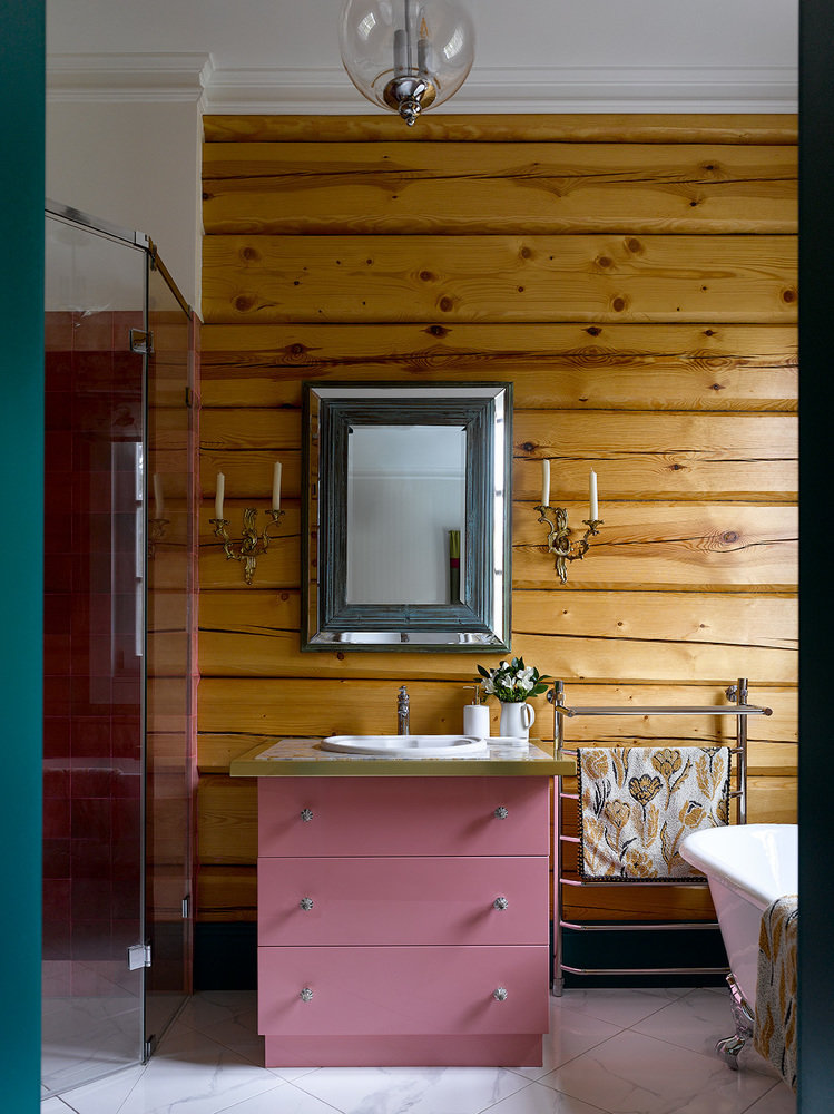 Фотография: Ванная в стиле Прованс и Кантри, Классический, Дом, Проект недели, Дача, Дом и дача, 4 и больше, Более 90 метров, Наташа Федосеева, Звенигород – фото на INMYROOM